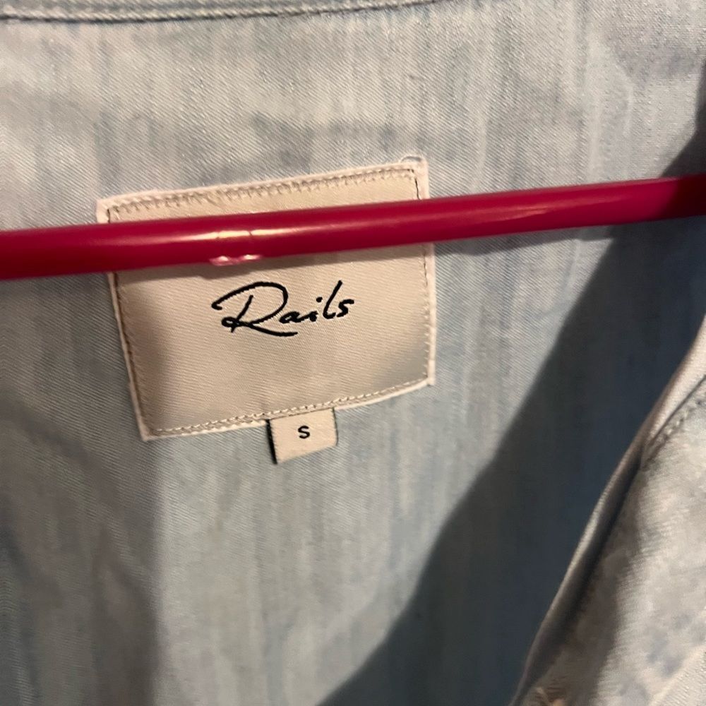 Rails Blue Ombre Button Down Small - image 5